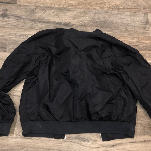 PINK Black Bomber Jacket - Picture 2 of 5